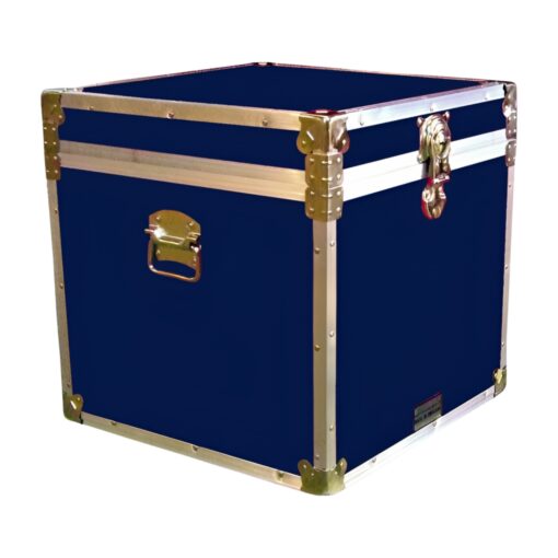 20-098 RE NAVY Cube Storage Trunk with Alloy Trim