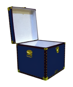 Alternative view of 20-093 R NAVY Cube Storage Trunk with ABS Trim