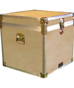 20-084 WE WOOD Cube Storage Trunk with Alloy Trim