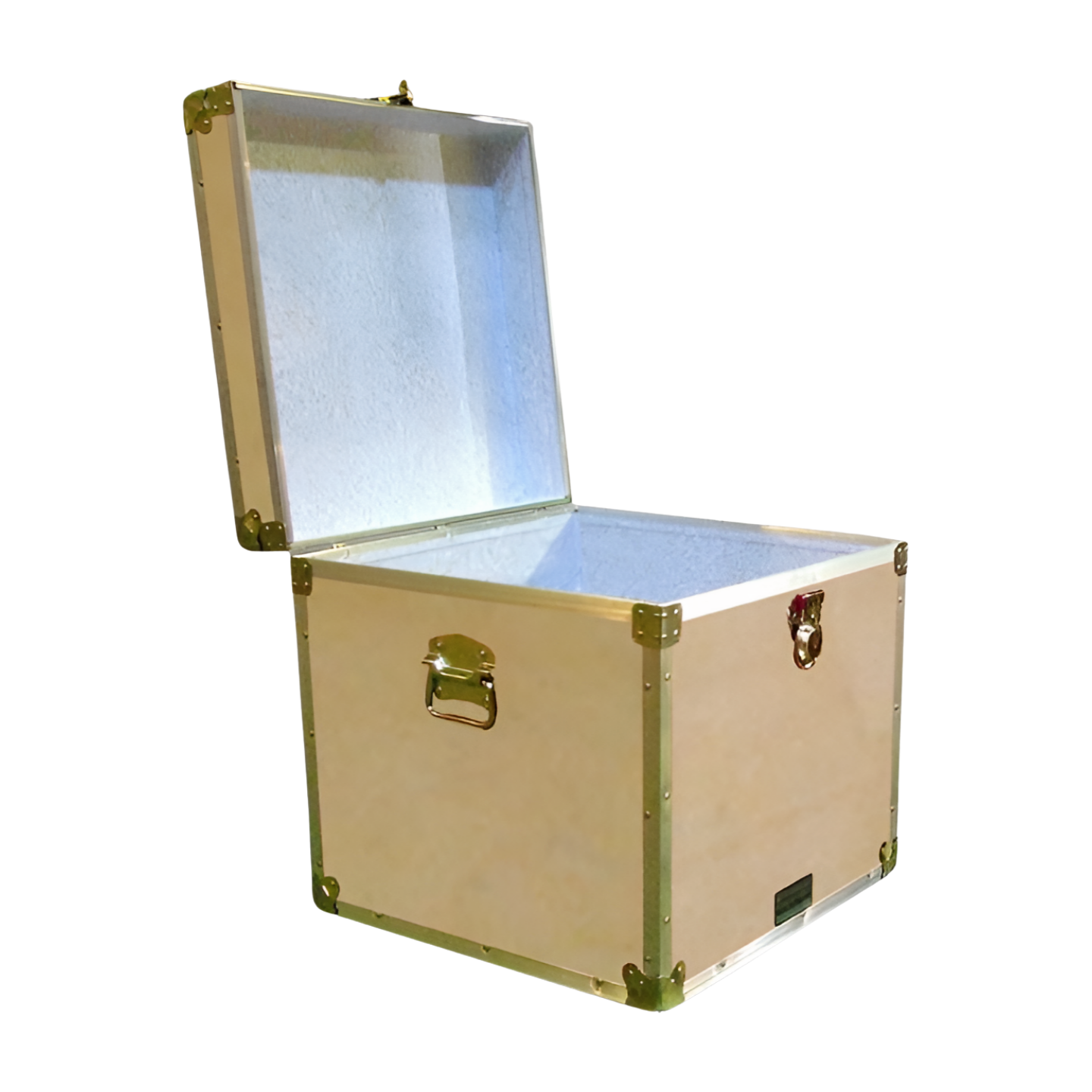 20-084 WE WOOD Cube Storage Trunk with Alloy Trim - Image 2