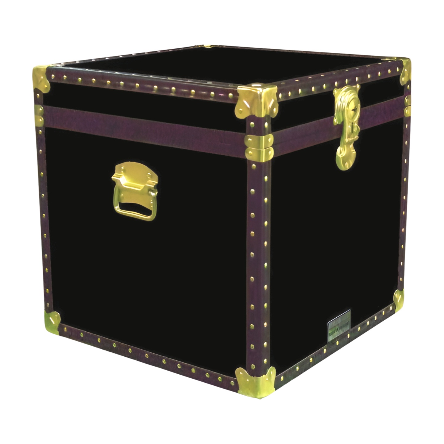 20-094 R BLACK Cube Storage Trunk with ABS Trim