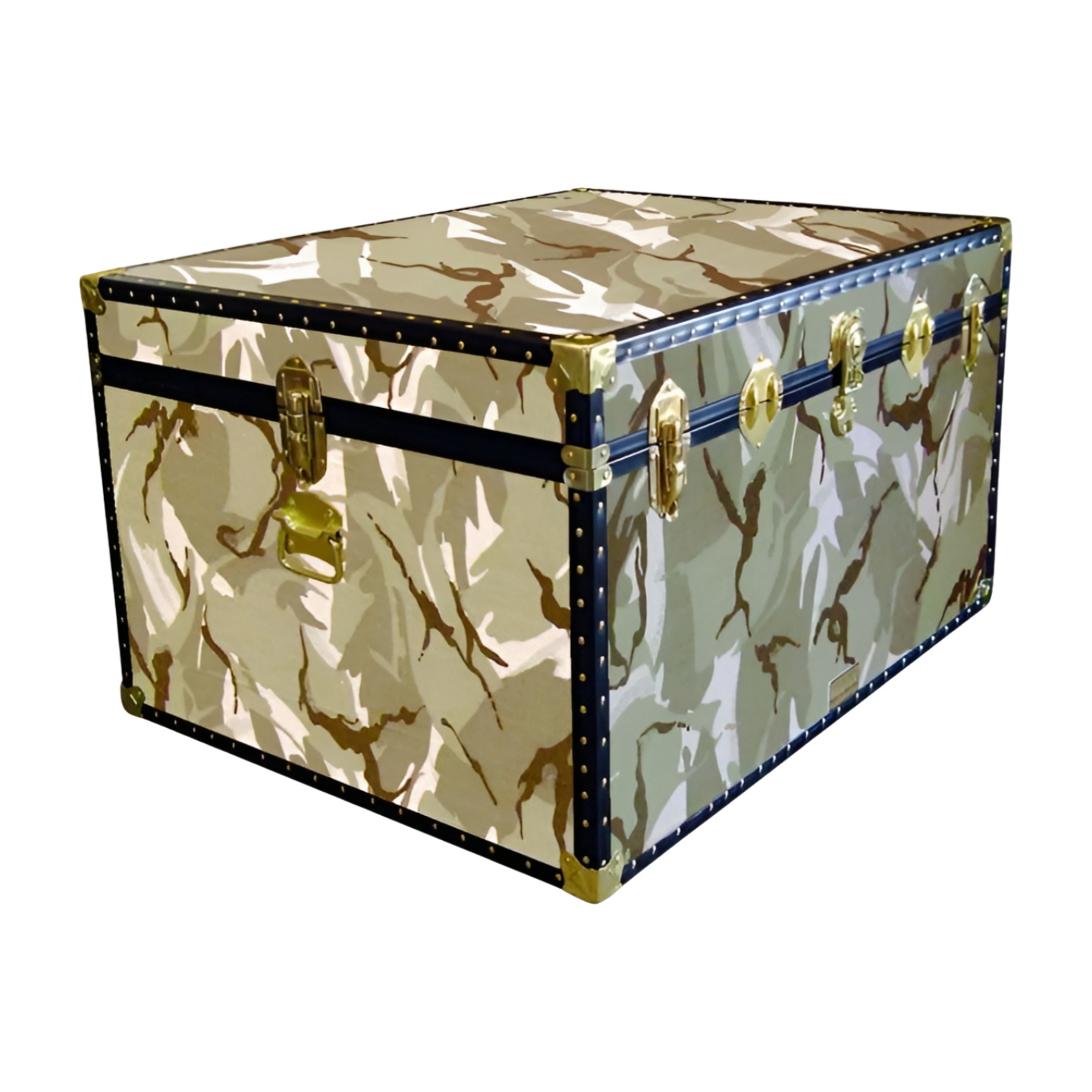 02-174 DS DESERT STORM CAMO Jumbo Storage Trunk with ABS Trim