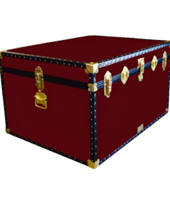 02-132 R MAROON Jumbo Storage Trunk with ABS Trim