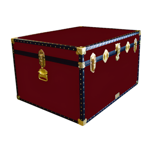 02-132 R MAROON Jumbo Storage Trunk with ABS Trim