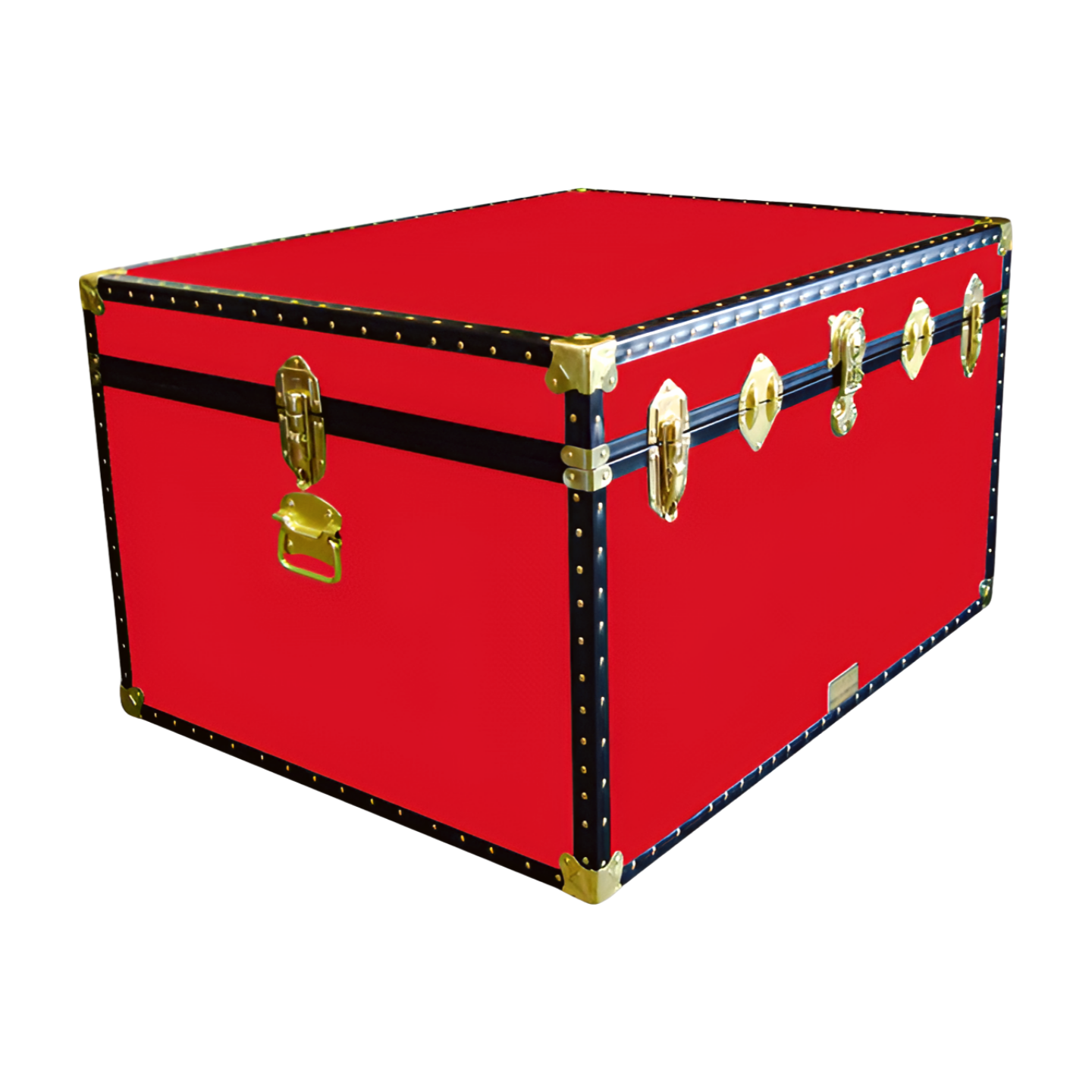 02-131 R RED Jumbo Storage Trunk with ABS Trim