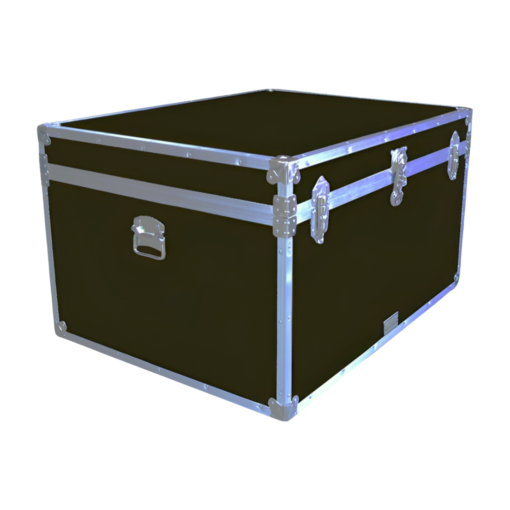 02-136 RE OLIVE Jumbo Storage Trunk with Alloy Trim