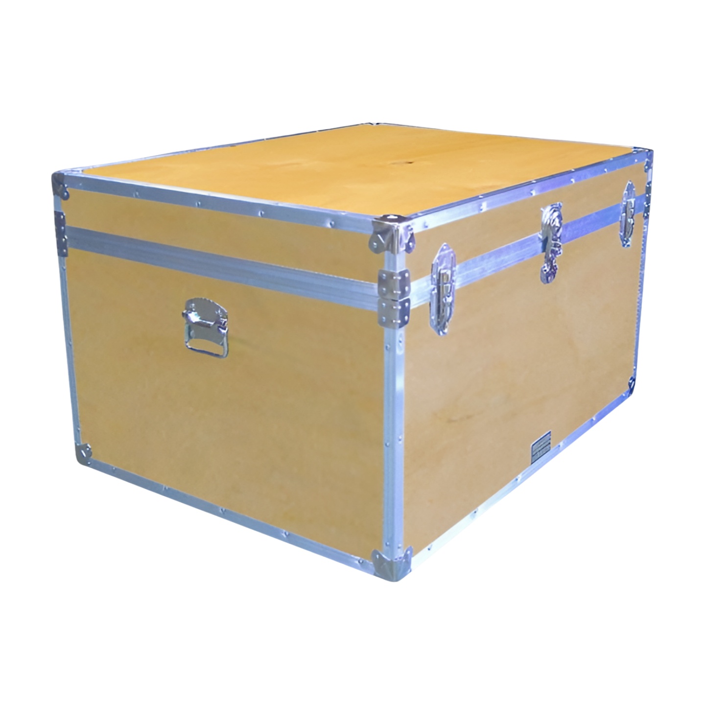 02-125 WE WOOD Jumbo Storage Trunk with Alloy Trim