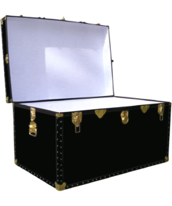 Alternative view of 03-119 R BLACK King Storage Trunk with ABS Trim