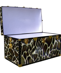 Alternative view of 03-212 G FAUX GIRAFFE King Storage Trunk with ABS Trim