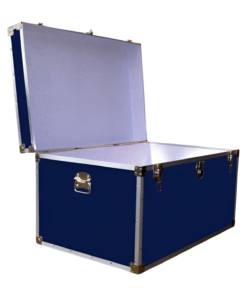 Alternative view of 03-124 RE NAVY King Storage Trunk with Alloy Trim