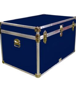 03-124 RE NAVY King Storage Trunk with Alloy Trim