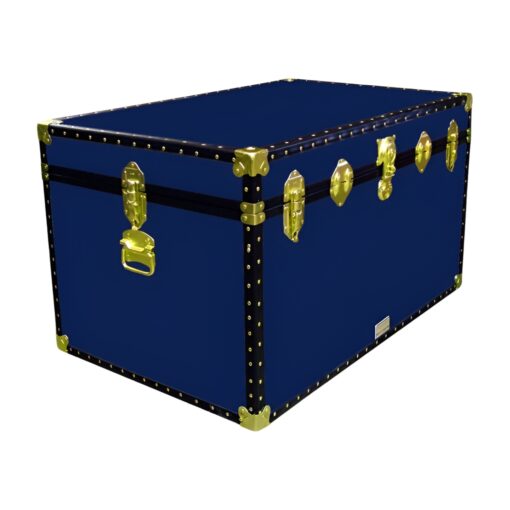 03-118 R NAVY King Storage Trunk with ABS Trim