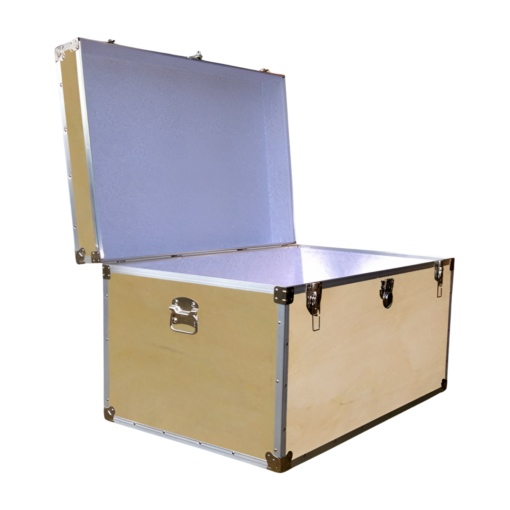 03-111 WE WOOD King Storage Trunk with Alloy Trim - Image 2