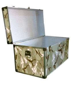 Alternative view of 04-161 DSE DESERT STORM CAMO 38 Deep Storage Trunk with Alloy Trim