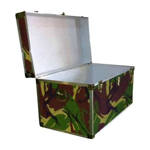 04-156 JCE JUNGLE CAMO 38 Deep Storage Trunk with Alloy Trim - Image 2