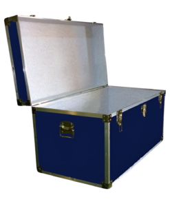 Alternative view of 04-112 RE NAVY 38 Deep Storage Trunk with Alloy Trim