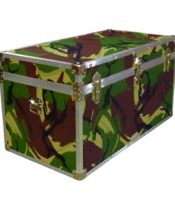 04-156 JCE JUNGLE CAMO 38 Deep Storage Trunk with Alloy Trim