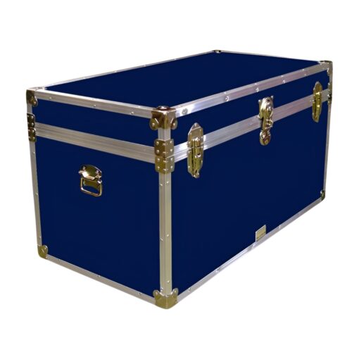 04-112 RE NAVY 38 Deep Storage Trunk with Alloy Trim