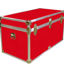 04-110 RE RED 38 Deep Storage Trunk with Alloy Trim