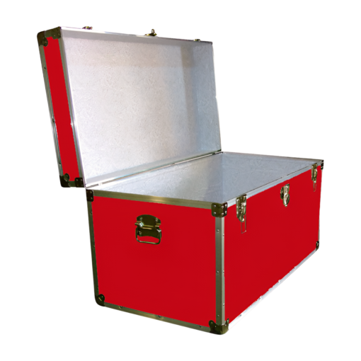 05-101 RE RED 36 Deep Storage Trunk with Alloy Trim - Image 2