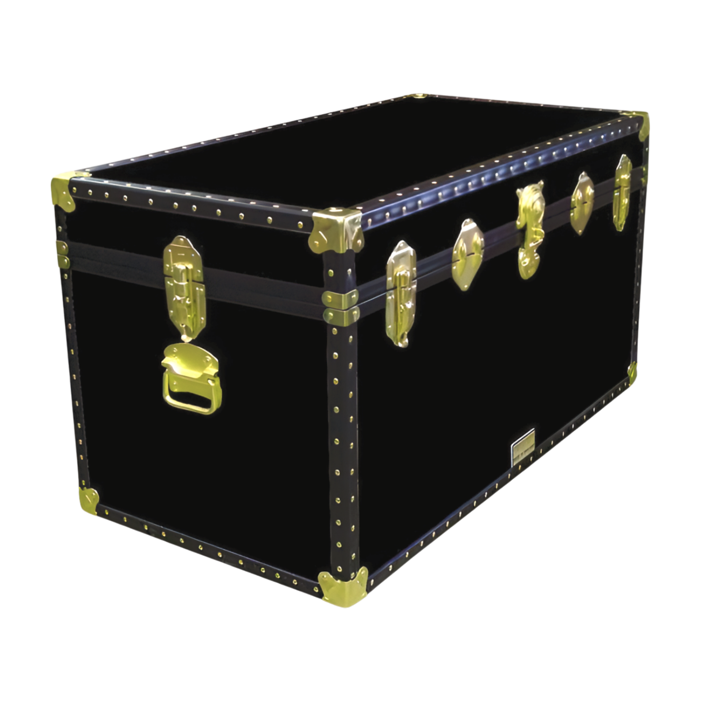 05-098 R BLACK 36 Deep Storage Trunk with ABS Trim