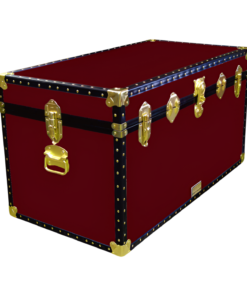 04-105 R MAROON 38 Deep Storage Trunk with ABS Trim