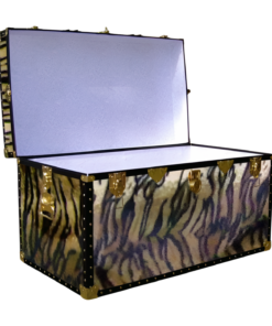 Alternative view of 05-200 TI FAUX TIGER 36 Deep Storage Trunk with ABS Trim