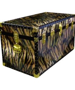 04-202 TI FAUX TIGER 38 Deep Storage Trunk with ABS Trim