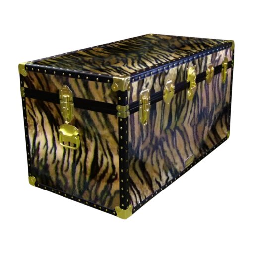04-202 TI FAUX TIGER 38 Deep Storage Trunk with ABS Trim