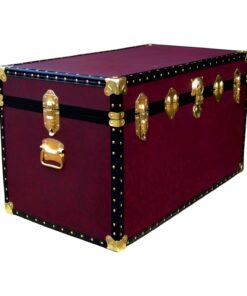 05-122 PREMIER LEATHERGRAIN WINE 36 Deep Storage Trunk with ABS Trim