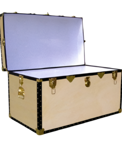 Alternative view of 04-098 W WOOD 38 Deep Storage Trunk with ABS Trim