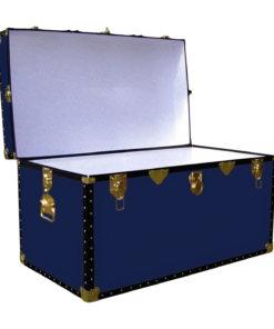 Alternative view of 04-106 R NAVY 38 Deep Storage Trunk with ABS Trim