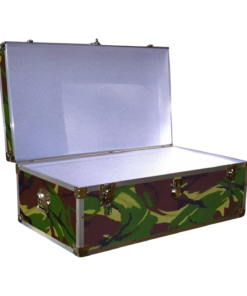 Alternative view of 06-145 JCE JUNGLE CAMO 36 Cabin Storage Trunk with Alloy Trim