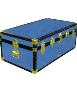 06-142 FD FADED DENIM 36 Cabin Storage Trunk with ABS Trim