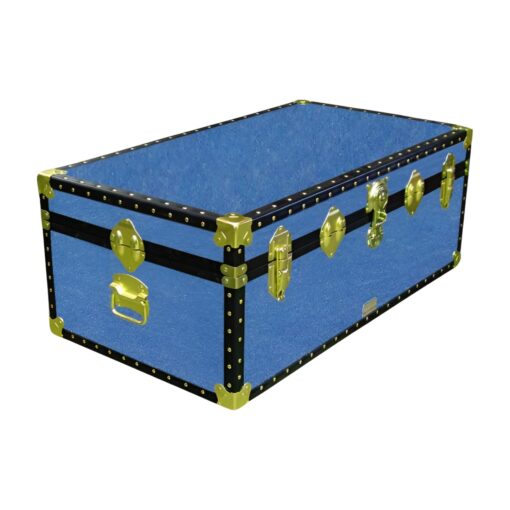 06-142 FD FADED DENIM 36 Cabin Storage Trunk with ABS Trim