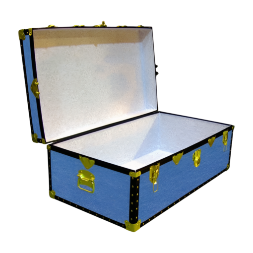 06-142 FD FADED DENIM 36 Cabin Storage Trunk with ABS Trim - Image 2