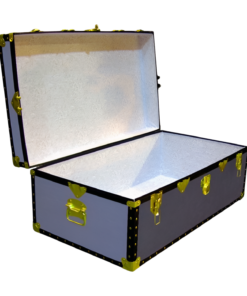 Alternative view of 06-120 PREMIER LEATHERGRAIN GREY 36 Cabin Storage Trunk with ABS Trim