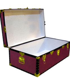 Alternative view of 06-121 PREMIER LEATHERGRAIN WINE 36 Cabin Storage Trunk with ABS Trim