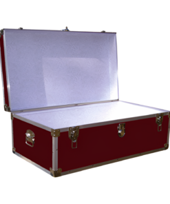 Alternative view of 06-092 RE MAROON 36 Cabin Storage Trunk with Alloy Trim