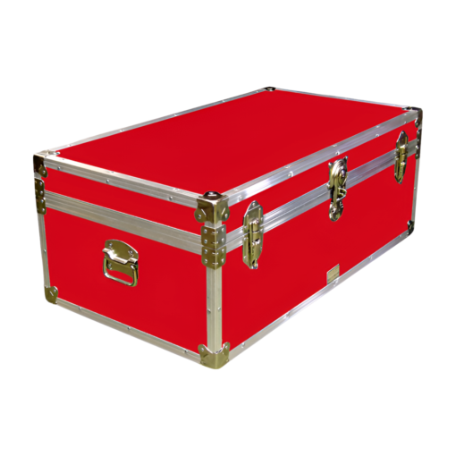 06-091 RE RED 36 Cabin Storage Trunk with Alloy Trim