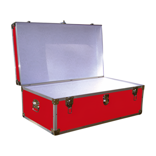 06-091 RE RED 36 Cabin Storage Trunk with Alloy Trim - Image 2