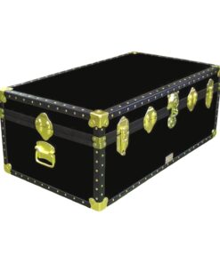 06-088 R BLACK 36 Cabin Storage Trunk with ABS Trim