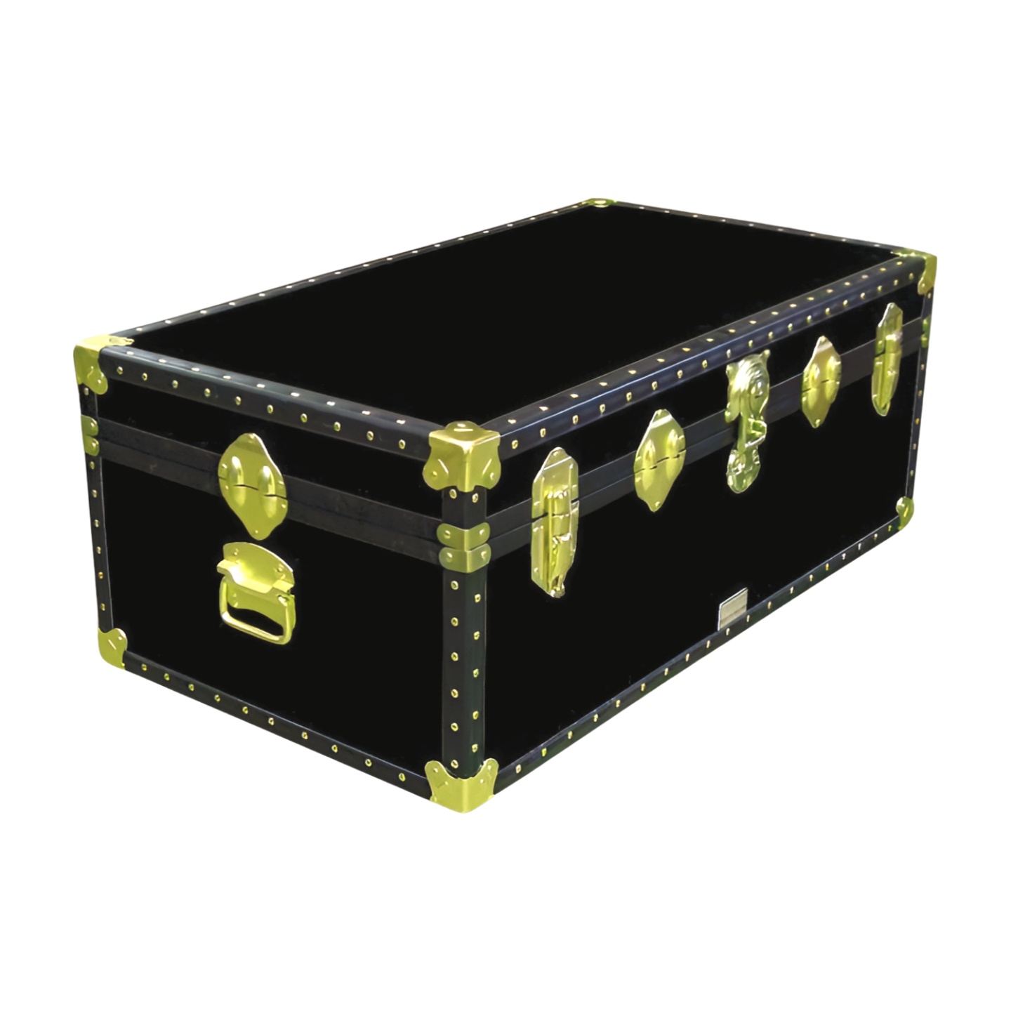 06-088 R BLACK 36 Cabin Storage Trunk with ABS Trim