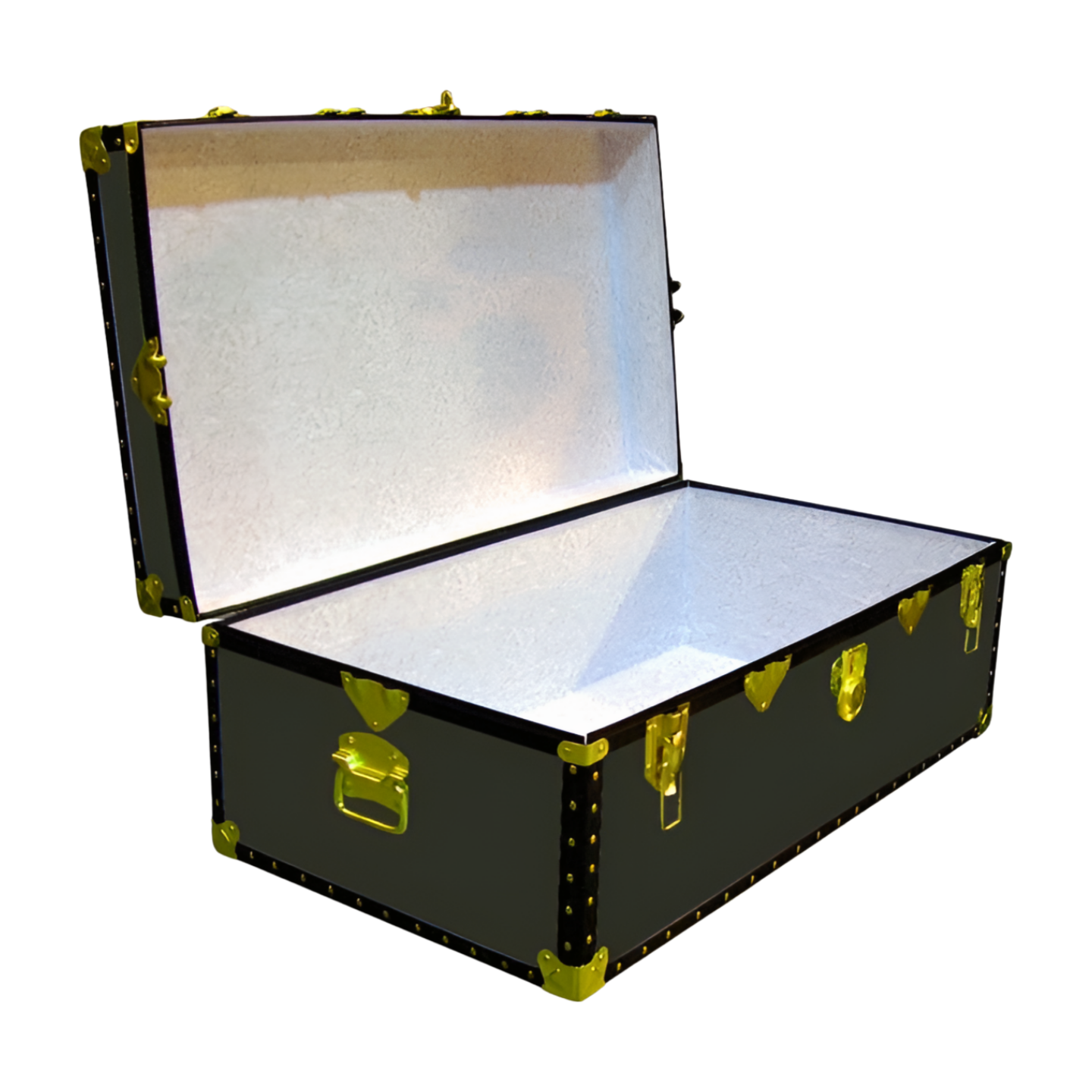 06-084 R OLIVE 36 Cabin Storage Trunk with ABS Trim - Image 2