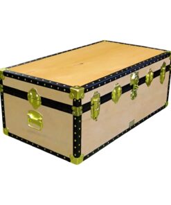 06-076 W WOOD 36 Cabin Storage Trunk with ABS Trim