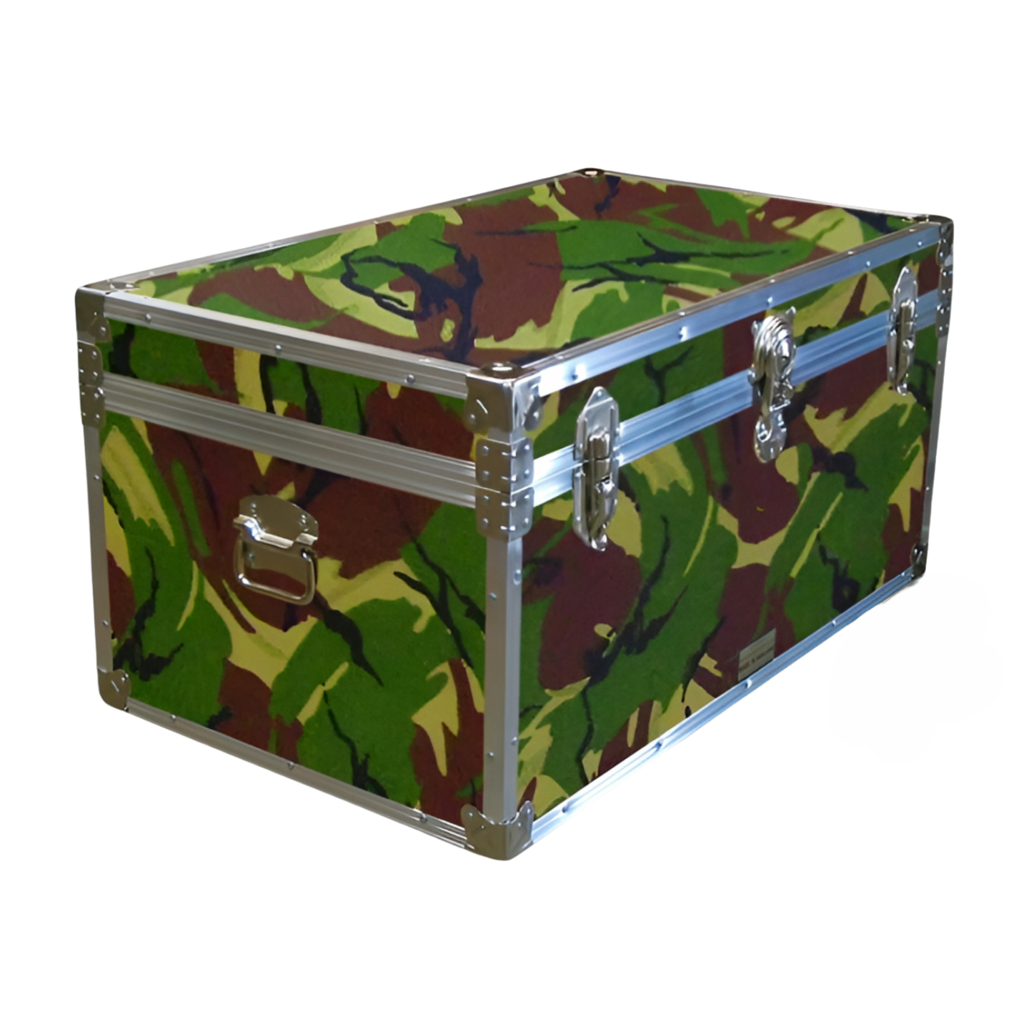 07-144 JCE JUNGLE CAMO 33 Deep Storage Trunk with Alloy Trim