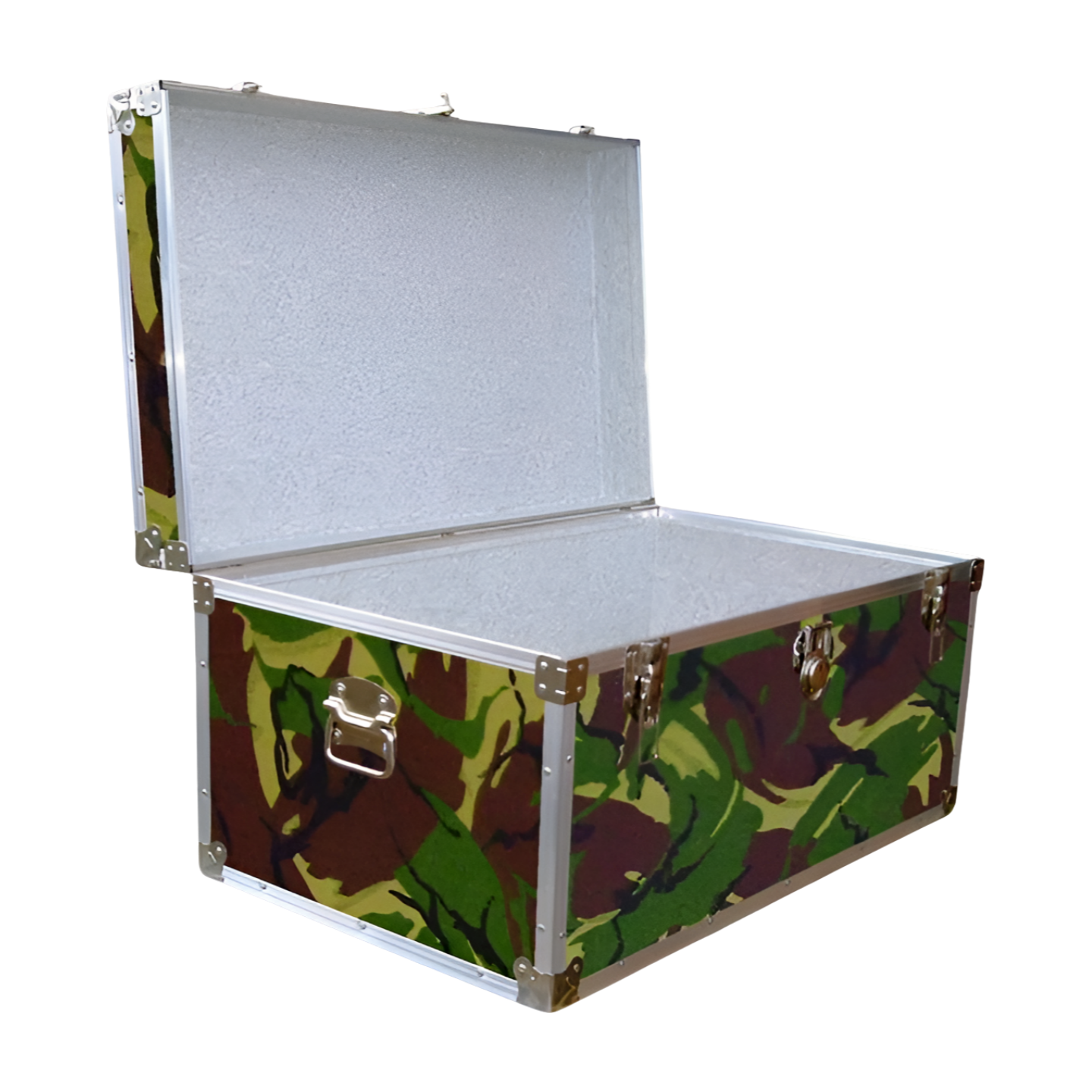 07-144 JCE JUNGLE CAMO 33 Deep Storage Trunk with Alloy Trim - Image 2