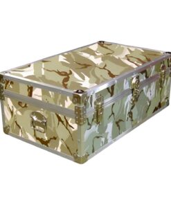 09-144 DSE DESERT STORM CAMO 30 Cabin Storage Trunk with Alloy Trim