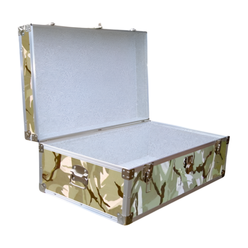 09-144 DSE DESERT STORM CAMO 30 Cabin Storage Trunk with Alloy Trim - Image 2