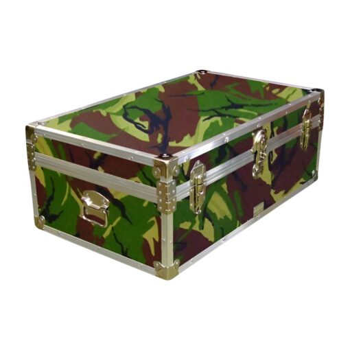 09-140 JCE JUNGLE CAMO 30 Cabin Storage Trunk with Alloy Trim
